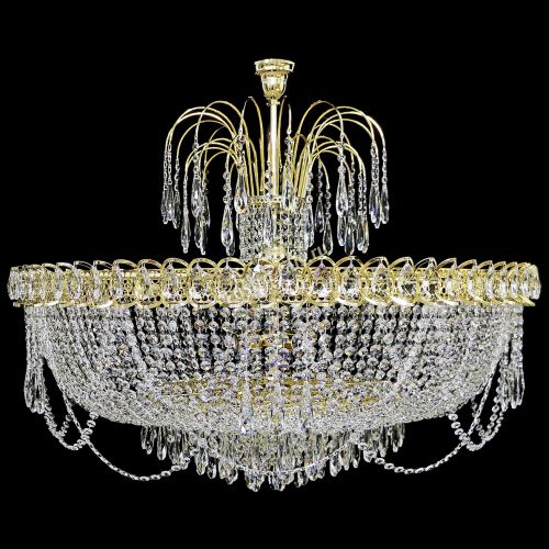 Люстра Хрустальный Каскад №12 Королевский в Ростове-на-Дону Гусь Хрустальный