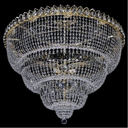 Люстра Хрустальный Каскад №17 3 яруса в Ростове-на-Дону Гусь Хрустальный