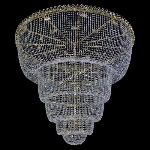 Люстра Хрустальный Каскад №48 5 ярусов в Ростове-на-Дону Гусь Хрустальный