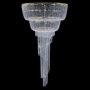 Люстра длинная Винтаж Каскад №16