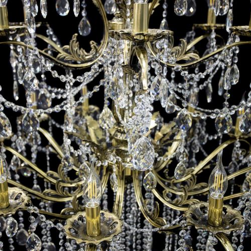 Люстра бронзовая Афина №21 в Ростове-на-Дону Гусь Хрустальный