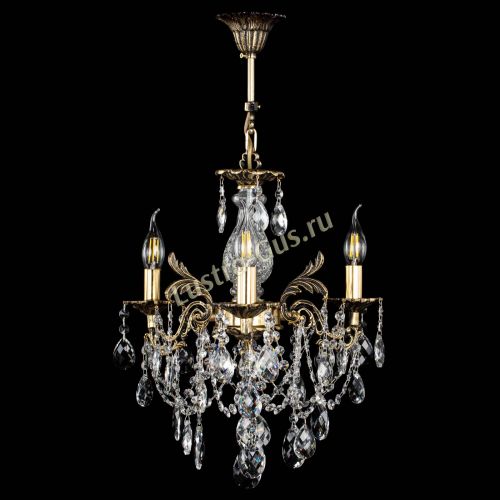 Люстра бронзовая Алфея №3/1 Баден в Ростове-на-Дону Гусь Хрустальный