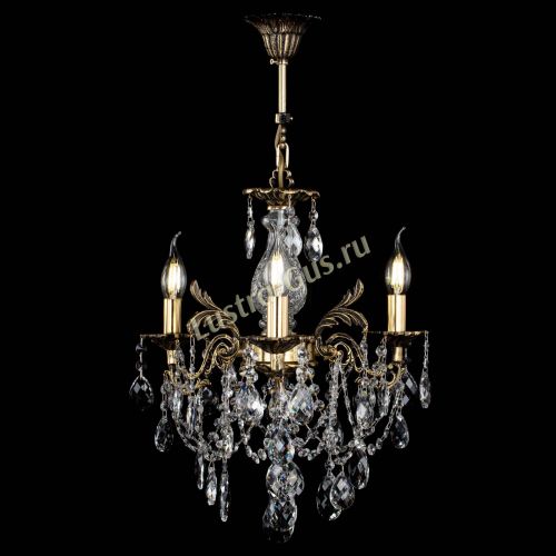 Люстра бронзовая Алфея №3/1 Баден в Ростове-на-Дону Гусь Хрустальный