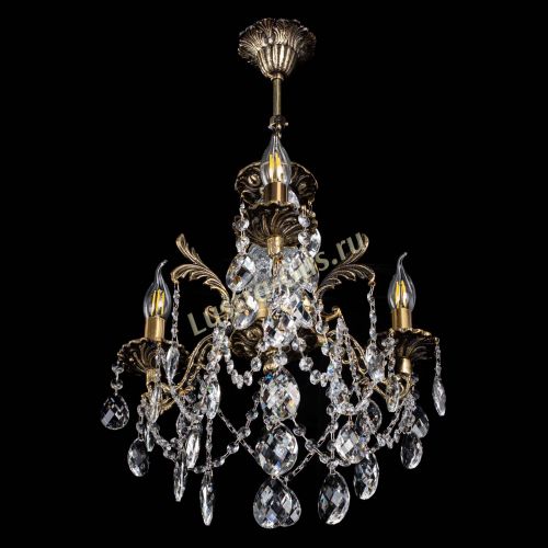 Люстра бронзовая Алфея №3/1 Баден в Ростове-на-Дону Гусь Хрустальный