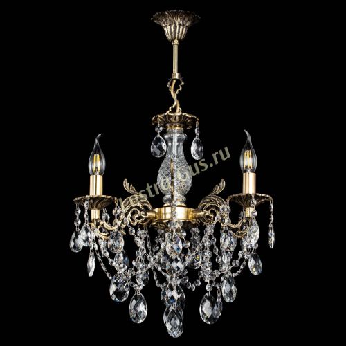 Люстра бронзовая Алфея №3/1 Баден в Ростове-на-Дону Гусь Хрустальный