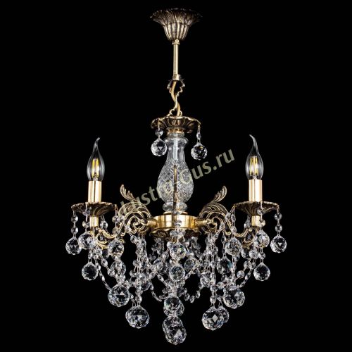 Люстра бронзовая Алфея №3/1 Шар в Ростове-на-Дону Гусь Хрустальный