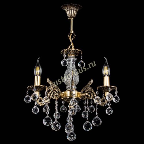 Люстра бронзовая Алфея №3/2 Шар в Ростове-на-Дону Гусь Хрустальный