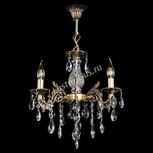 Люстра бронзовая Алфея №3/2 Журавлик в Ростове-на-Дону Гусь Хрустальный