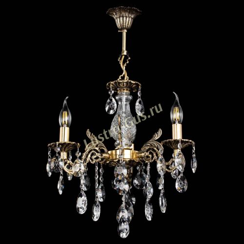 Люстра бронзовая Алфея №3/2 Звездочка в Ростове-на-Дону Гусь Хрустальный