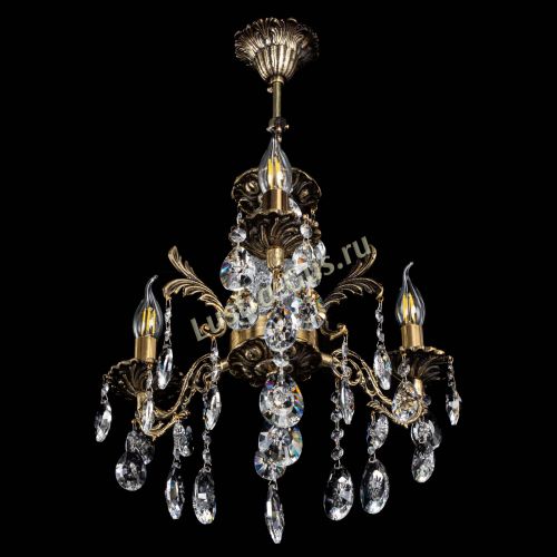 Люстра бронзовая Алфея №3/2 Звездочка в Ростове-на-Дону Гусь Хрустальный