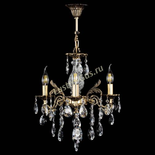 Люстра бронзовая Алфея №3/2 Звездочка в Ростове-на-Дону Гусь Хрустальный