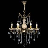 Люстра бронзовая Алфея №6 с камнем шар в Ростове-на-Дону