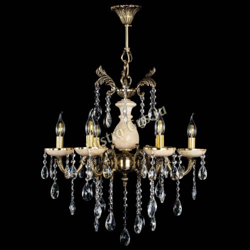 Люстра Алфея №6 с камнем журавлик в Ростове-на-Дону Гусь Хрустальный