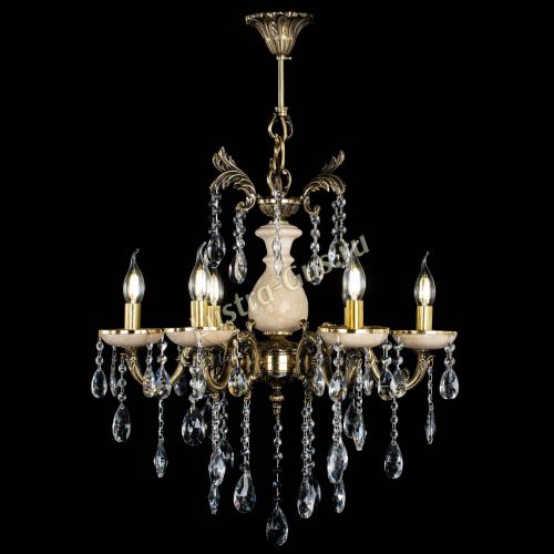 Люстра Алфея №6 с камнем журавлик в Ростове-на-Дону Гусь Хрустальный