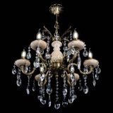 Люстра Алфея №6 с камнем журавлик в Ростове-на-Дону