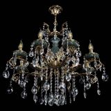 Люстра бронзовая Алфея Малахит №8 баден в Ростове-на-Дону