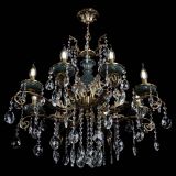 Люстра бронзовая Алфея Малахит №8 баден в Ростове-на-Дону