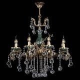 Люстра бронзовая Алфея Малахит №8 шар в Ростове-на-Дону