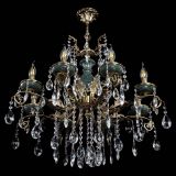 Люстра бронзовая Алфея Малахит №8 журавлик в Ростове-на-Дону