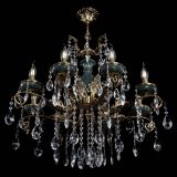 Люстра бронзовая Алфея Малахит №8 журавлик в Ростове-на-Дону