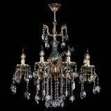 Люстра бронзовая Алфея Малахит №8 звездочка в Ростове-на-Дону