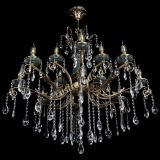 Люстра бронзовая Алфея Малахит №12 журавлик в Ростове-на-Дону