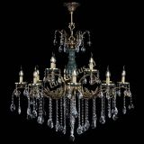 Люстра бронзовая Алфея Малахит №12 звездочка в Ростове-на-Дону