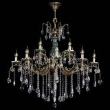 Люстра бронзовая Алфея Малахит №12 звездочка в Ростове-на-Дону