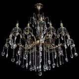 Люстра бронзовая Алфея Малахит №12 звездочка в Ростове-на-Дону