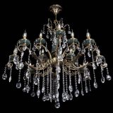 Люстра бронзовая Алфея Малахит №12 звездочка в Ростове-на-Дону