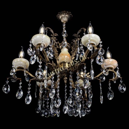 Люстра бронзовая Алфея Оникс №6/2 баден в Ростове-на-Дону Гусь Хрустальный