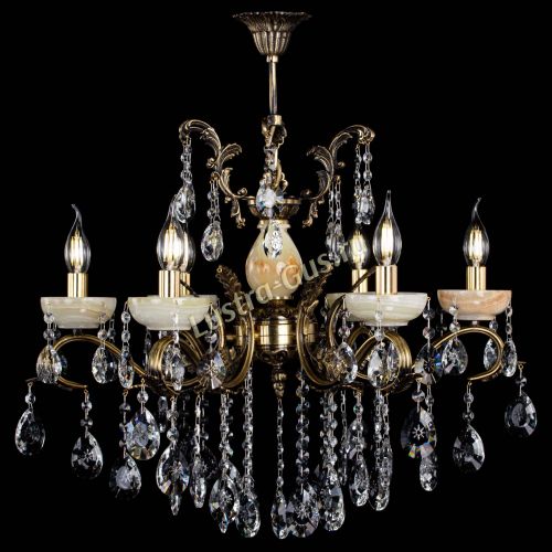 Люстра бронзовая Алфея Оникс №6/2 звездочка в Ростове-на-Дону Гусь Хрустальный