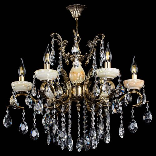 Люстра бронзовая Алфея Оникс №6/2 звездочка в Ростове-на-Дону Гусь Хрустальный