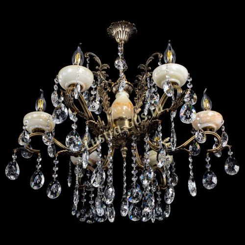 Люстра бронзовая Алфея Оникс №6/2 звездочка в Ростове-на-Дону Гусь Хрустальный