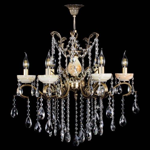 Люстра бронзовая Алфея Оникс №6 журавлик в Ростове-на-Дону Гусь Хрустальный