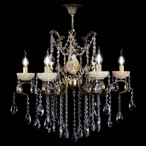 Люстра бронзовая Алфея Оникс №6 журавлик в Ростове-на-Дону Гусь Хрустальный