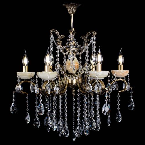 Люстра бронзовая Алфея Оникс №6 звездочка в Ростове-на-Дону Гусь Хрустальный