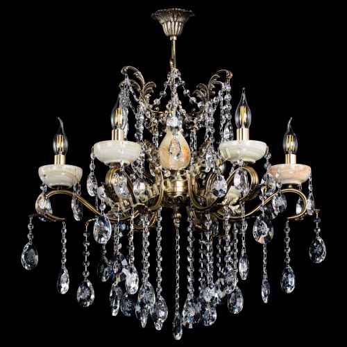 Люстра бронзовая Алфея Оникс №6 звездочка в Ростове-на-Дону Гусь Хрустальный