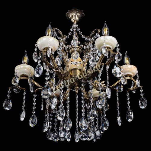 Люстра бронзовая Алфея Оникс №6 звездочка в Ростове-на-Дону Гусь Хрустальный