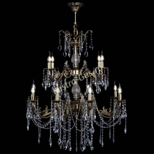 Люстра бронзовая Кассандра Алфея №12 журавлик в Ростове-на-Дону Гусь Хрустальный