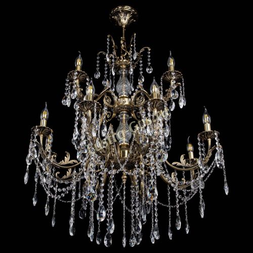 Люстра бронзовая Кассандра Алфея №12 журавлик в Ростове-на-Дону Гусь Хрустальный