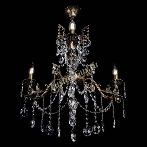 Люстра бронзовая Кассандра Алфея №3/1 баден в Ростове-на-Дону Гусь Хрустальный