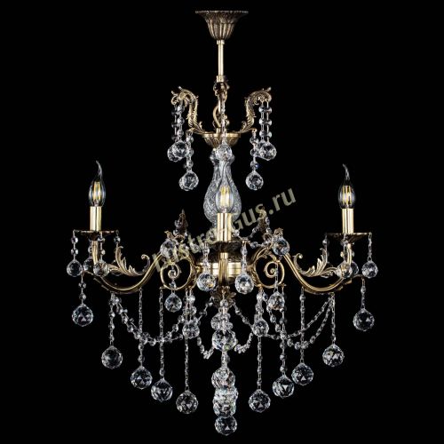 Люстра бронзовая Кассандра Алфея №3/1 шар в Ростове-на-Дону Гусь Хрустальный