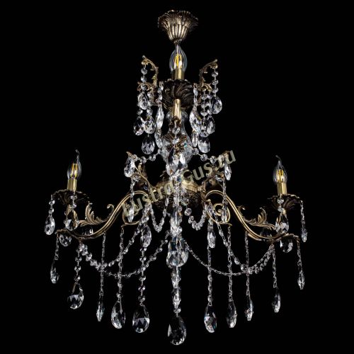 Люстра бронзовая Кассандра Алфея №3/1 журавлик в Ростове-на-Дону Гусь Хрустальный