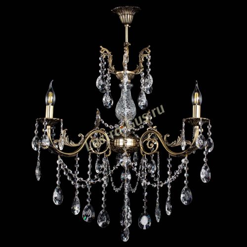 Люстра бронзовая Кассандра Алфея №3/1 звездочка в Ростове-на-Дону Гусь Хрустальный