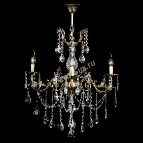 Люстра бронзовая Кассандра Алфея №3/1 звездочка в Ростове-на-Дону Гусь Хрустальный