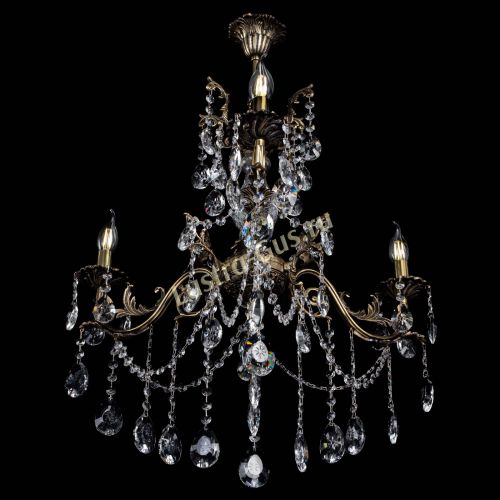 Люстра бронзовая Кассандра Алфея №3/1 звездочка в Ростове-на-Дону Гусь Хрустальный