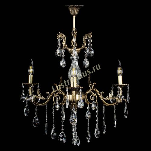 Люстра бронзовая Кассандра Алфея №3/2 баден в Ростове-на-Дону Гусь Хрустальный