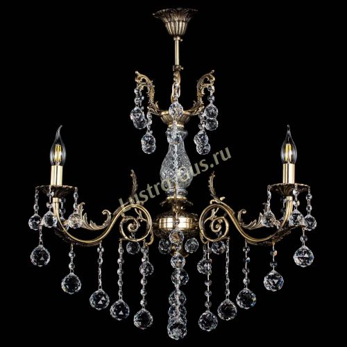 Люстра бронзовая Кассандра Алфея №3/2 шар в Ростове-на-Дону Гусь Хрустальный