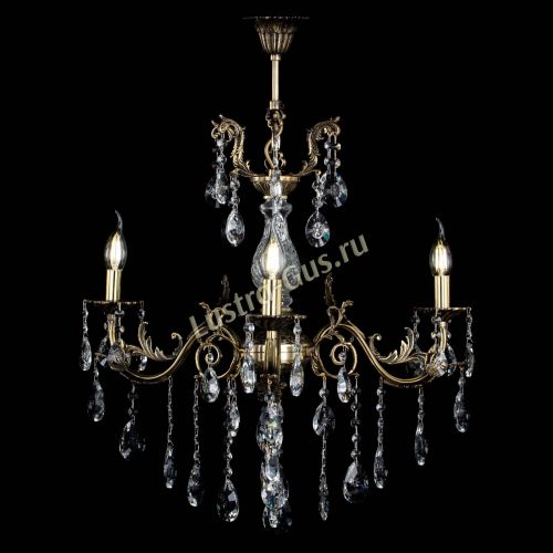 Люстра бронзовая Кассандра Алфея №3/2 звездочка в Ростове-на-Дону Гусь Хрустальный
